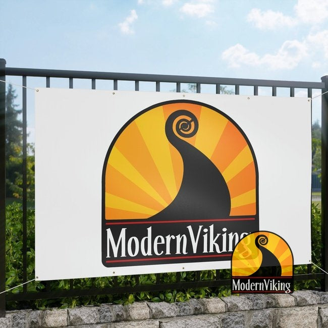 Modern Viking Matte Banner