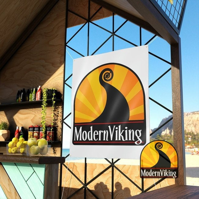 Modern Viking Matte Banner