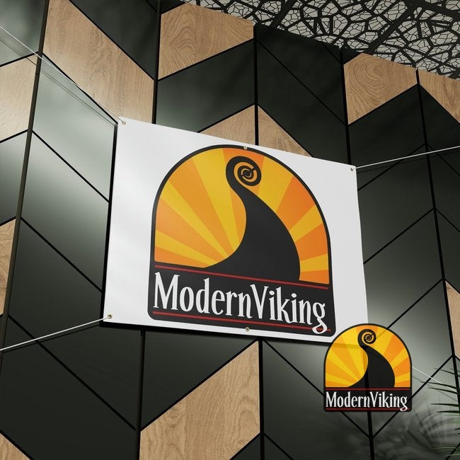 Modern Viking Matte Banner