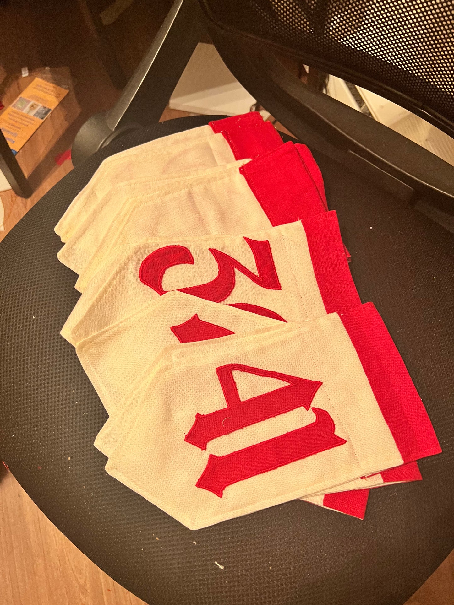 Buhurt Belt Numbers (Made to order)