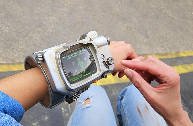 Fallout Pip-Boy: Life Size Wearable Cosplay Die-cast Replica - Officially Licensed By Amazon Studios