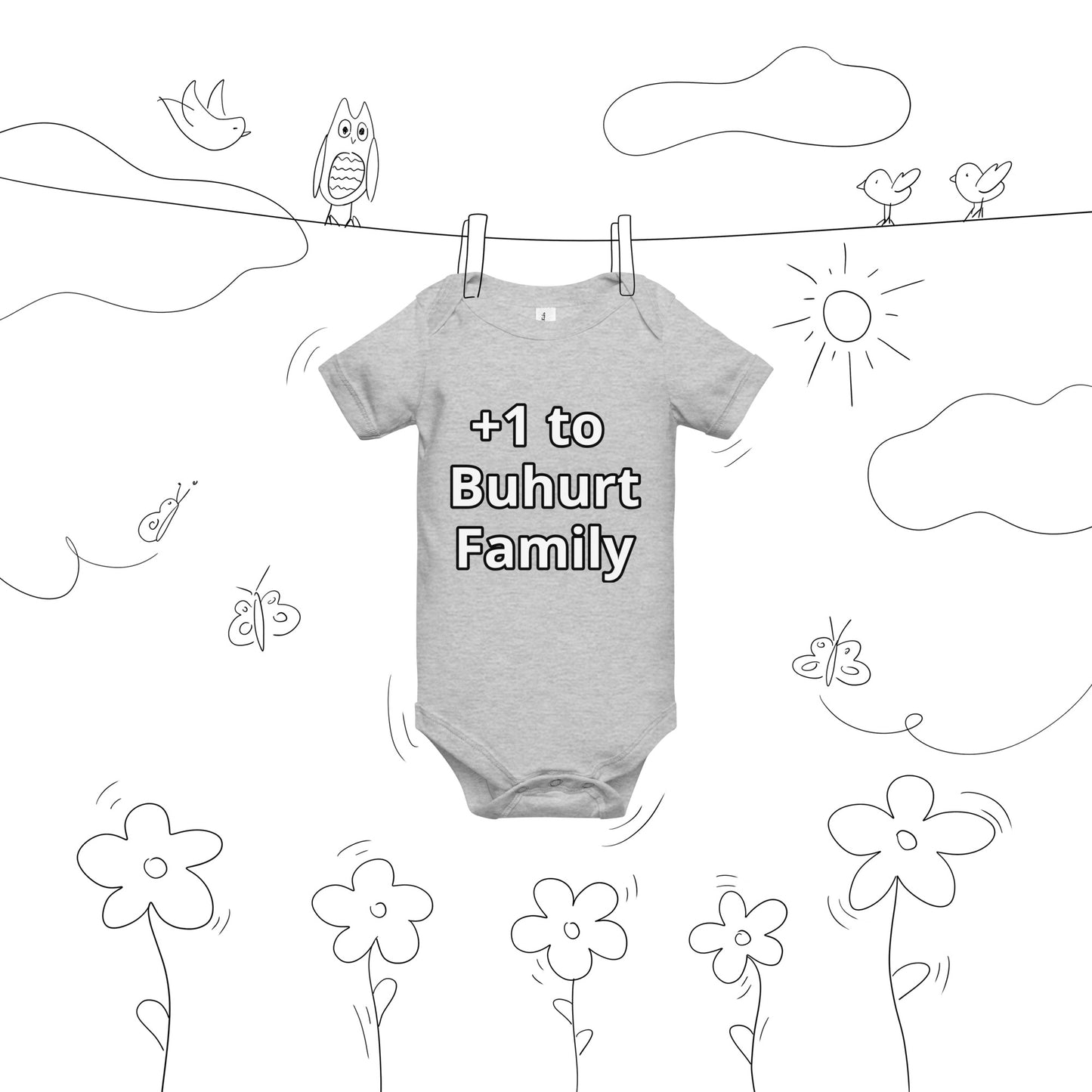 Baby short sleeve onsie