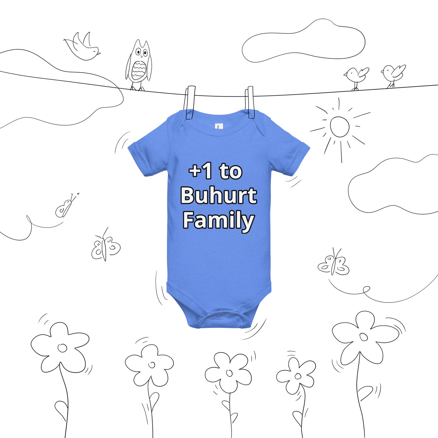 Baby short sleeve onsie