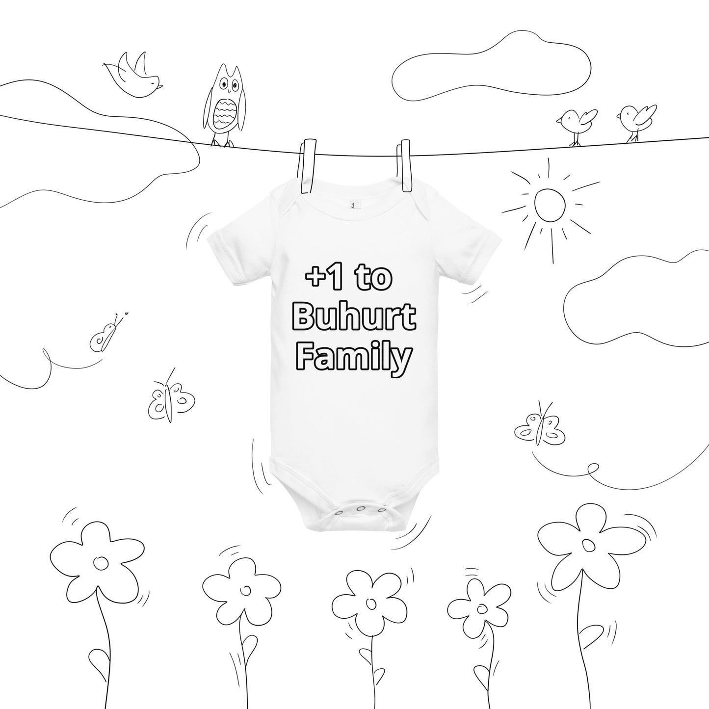 Baby short sleeve onsie