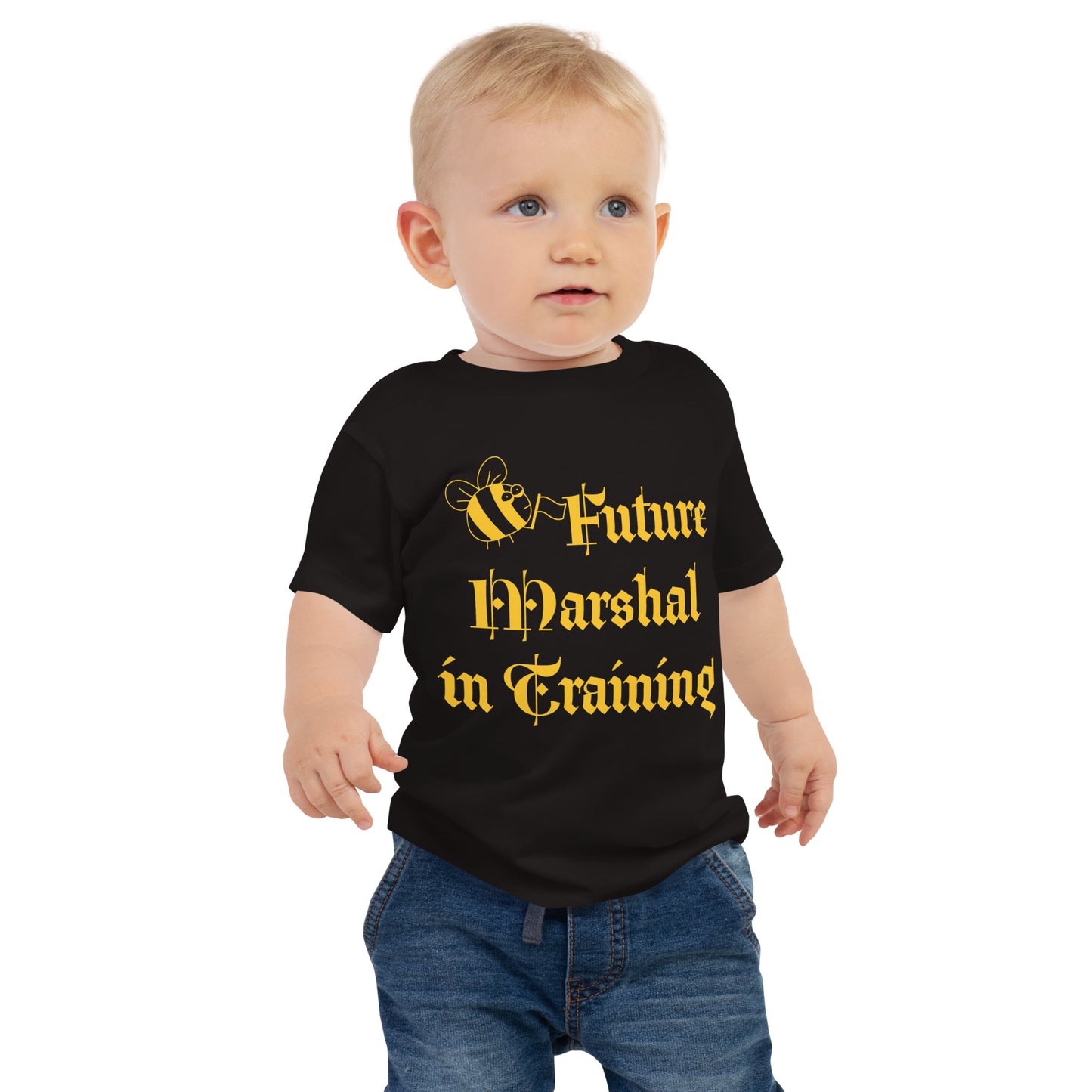 Future Marshal in Training Baby Jersey Short Sleeve Tee