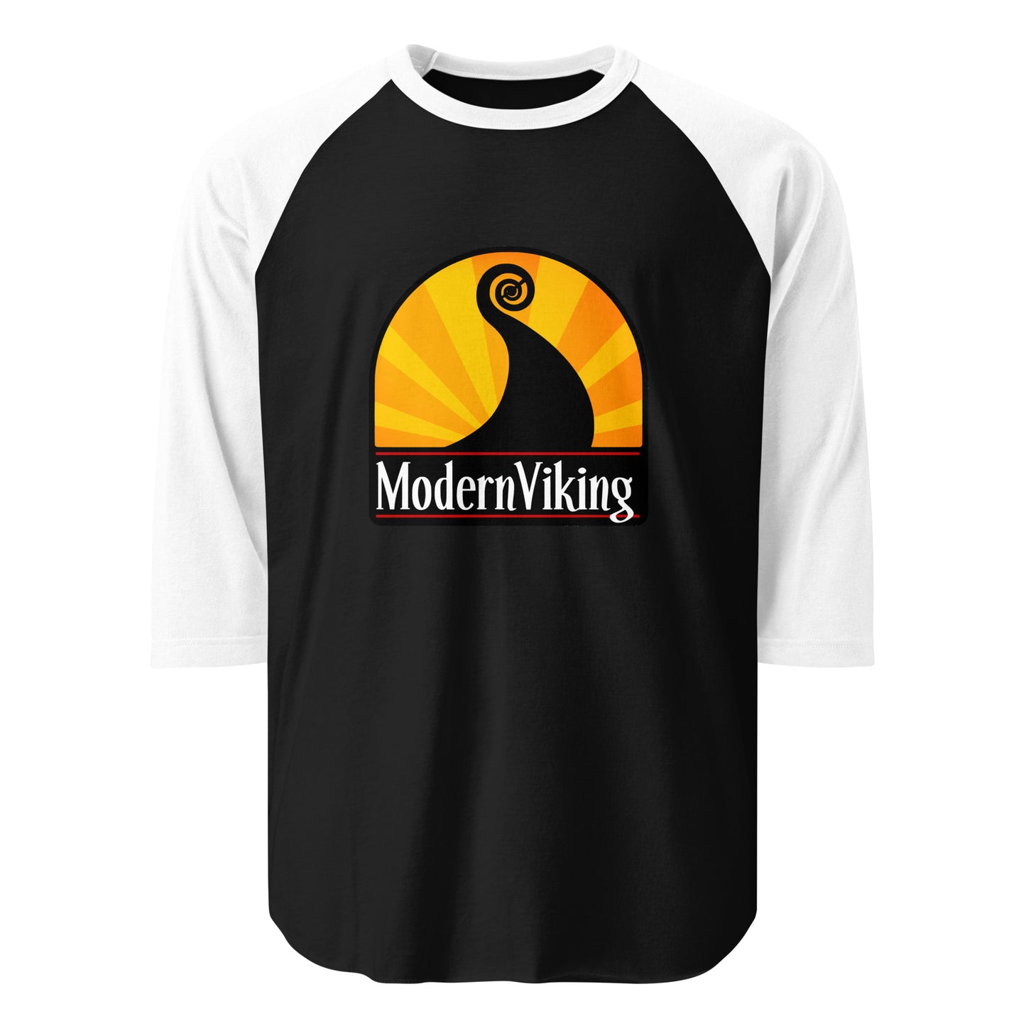 Modern Viking 3/4 sleeve raglan shirt