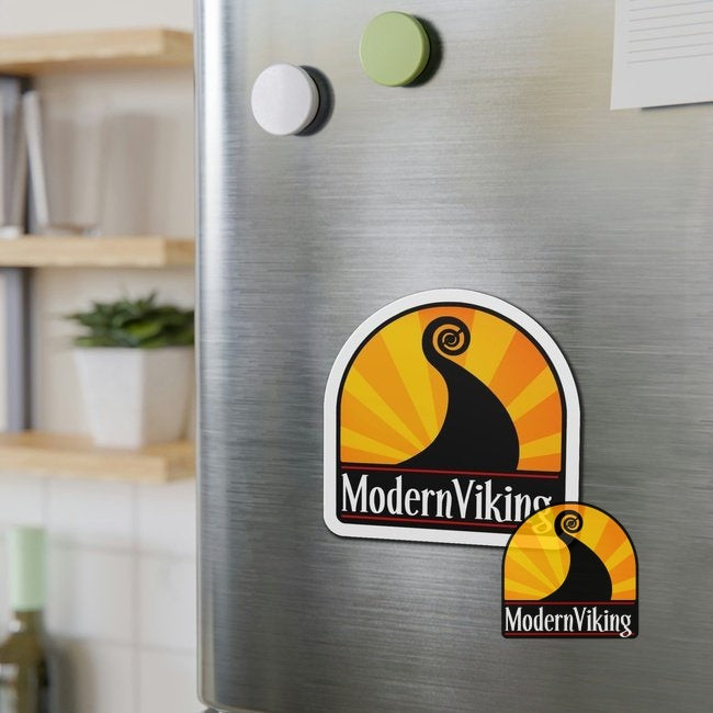 Modern Viking Die-Cut Magnets