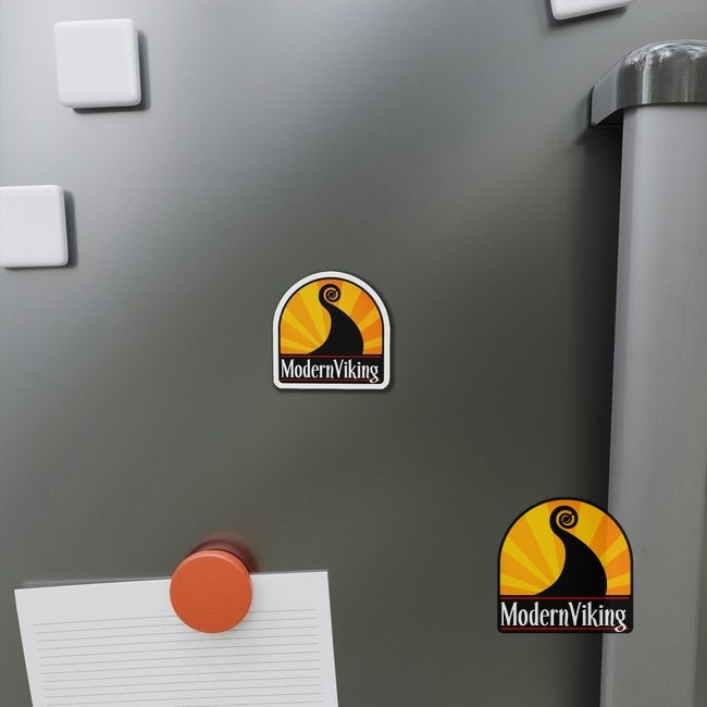 Modern Viking Die-Cut Magnets