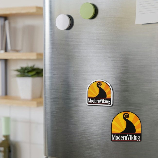 Modern Viking Die-Cut Magnets
