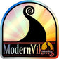 Modern Viking Holographic Die-cut Stickers