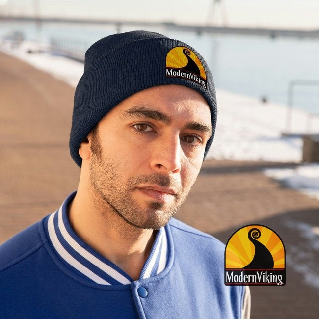 Modern Viking Knit Beanie