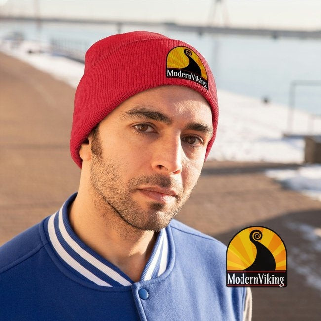 Modern Viking Knit Beanie