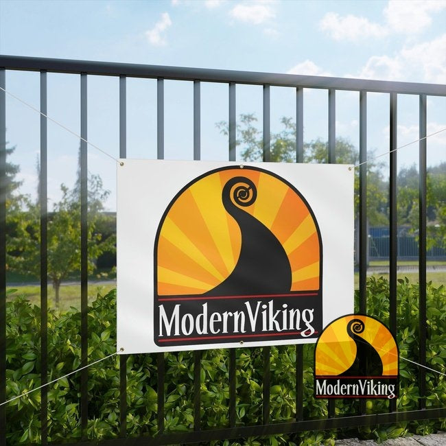 Modern Viking Matte Banner