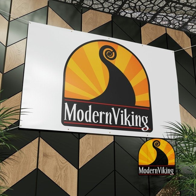 Modern Viking Matte Banner
