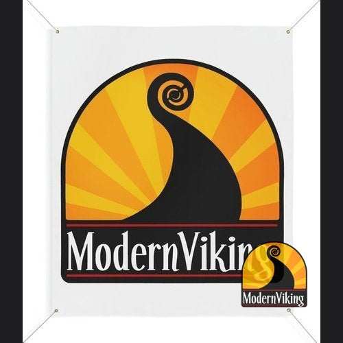 Modern Viking Matte Banner