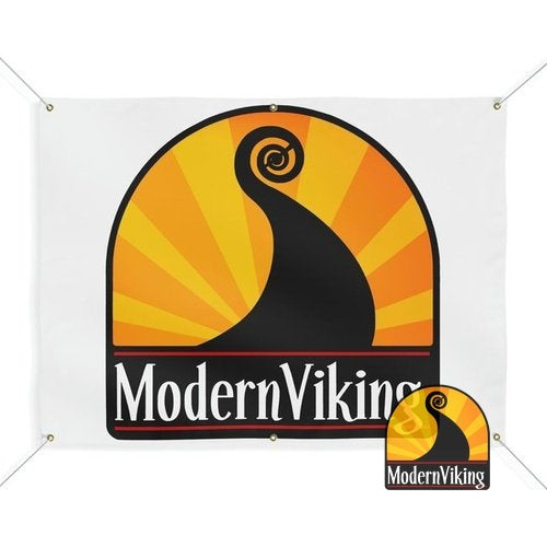 Modern Viking Matte Banner