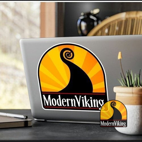 Modern Viking Vinyl Die-Cut Stickers