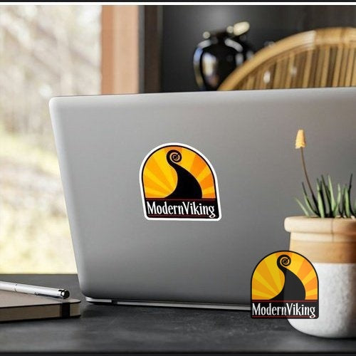 Modern Viking Vinyl Die-Cut Stickers